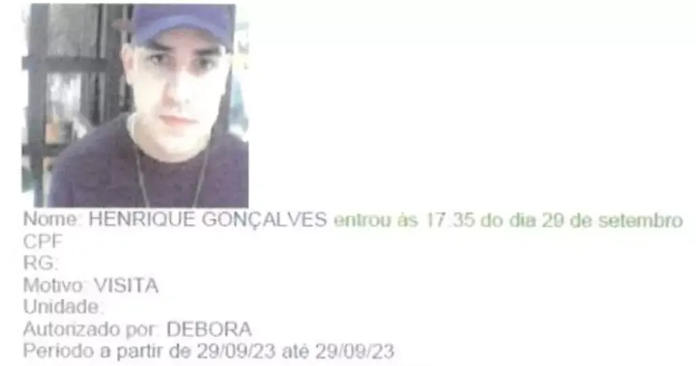 Macaulin, identificado em trecho do relatório de investigação do Gaeco. (Foto: Reprodução)