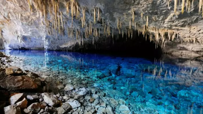 Gruta do Lago Azul. (Foto: Divulgação)