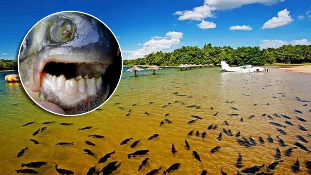 Lagoa artificial do balneário abrigava exemplares de Tambaqui (Reprodução)