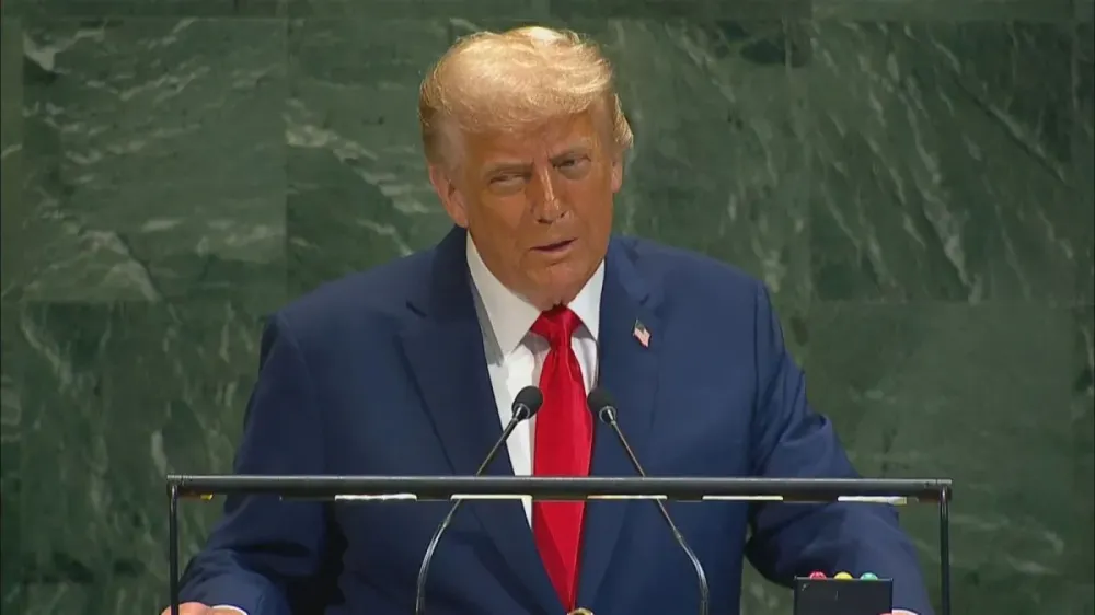 Donald Trump discursa na Assembleia Geral da ONU - YouTube/ONU