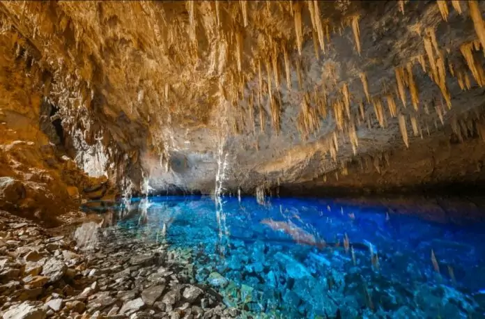 Gruta do Lago Azul. (Foto: Divulgação)