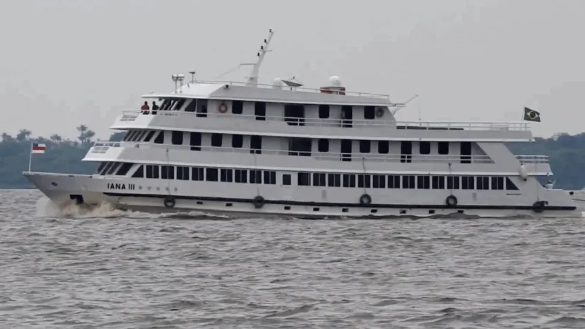 Barco de Lula na COP30 gastará ao menos 4.000 litros de diesel. (Foto: Poder 360)