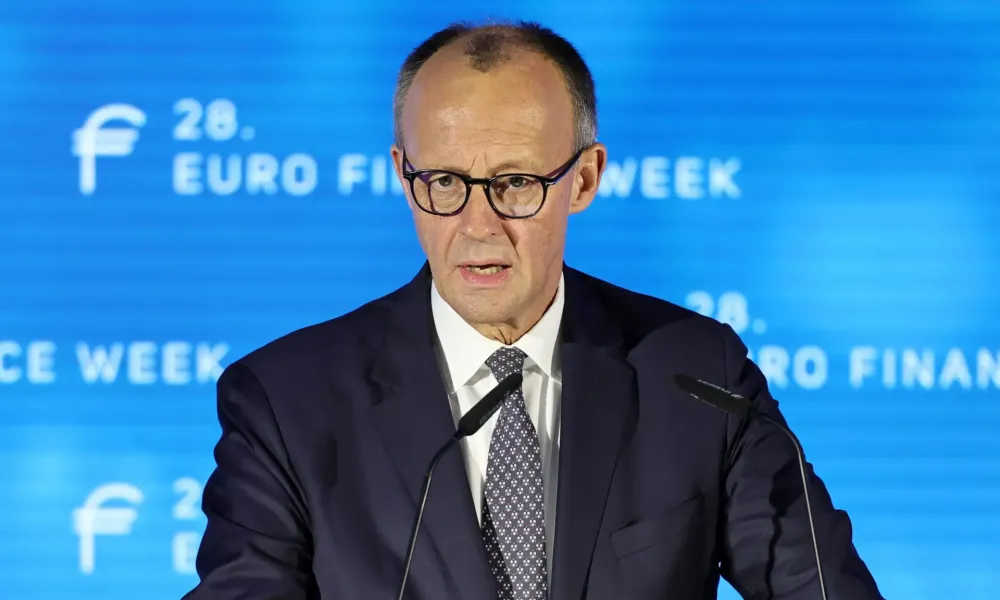 O chanceler da Alemanha, Friedrich Merz. (Foto: RONALD WITTEK/EFE)