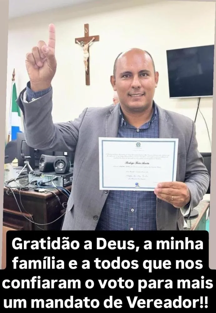 O Vereador Rodrigo Froes. (Foto: Reprodução/Redes Sociais)