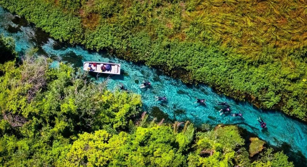 Flutuação em Bonito. (Foto: Divulgação)