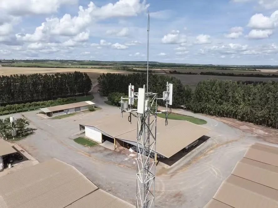 Antena da Tim na Fazenda Conectada — Foto: Divulgação
