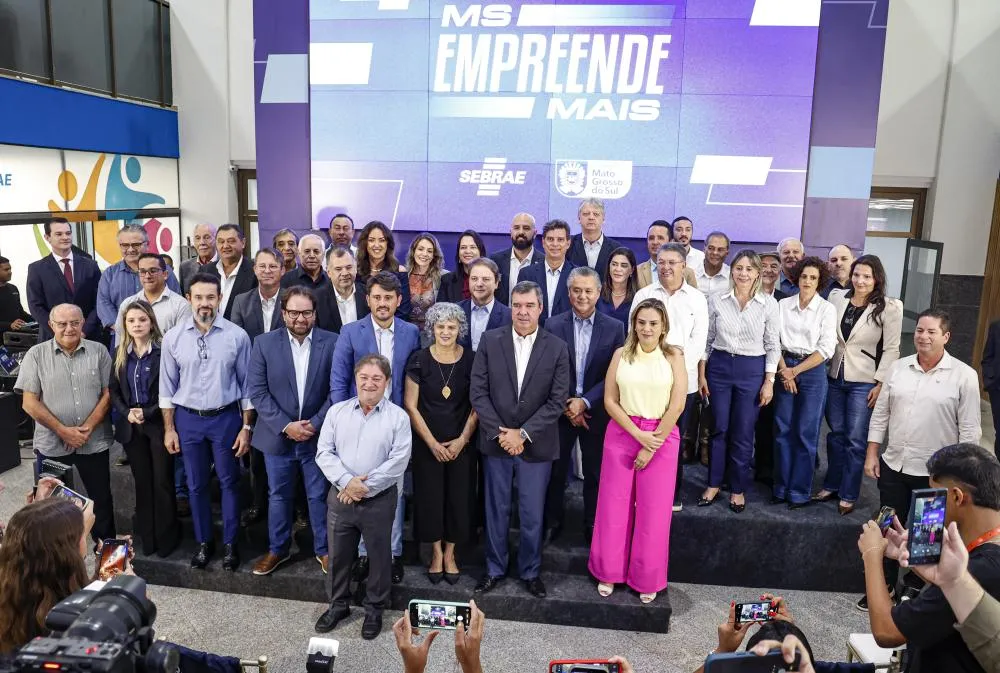 Lideranças públicas, representantes do setor produtivo e instituições parceiras participam do MS Empreende Mais na sede do Sebrae/MS em Campo Grande. Fotos: Messias Ferreira - Sebrae/MS